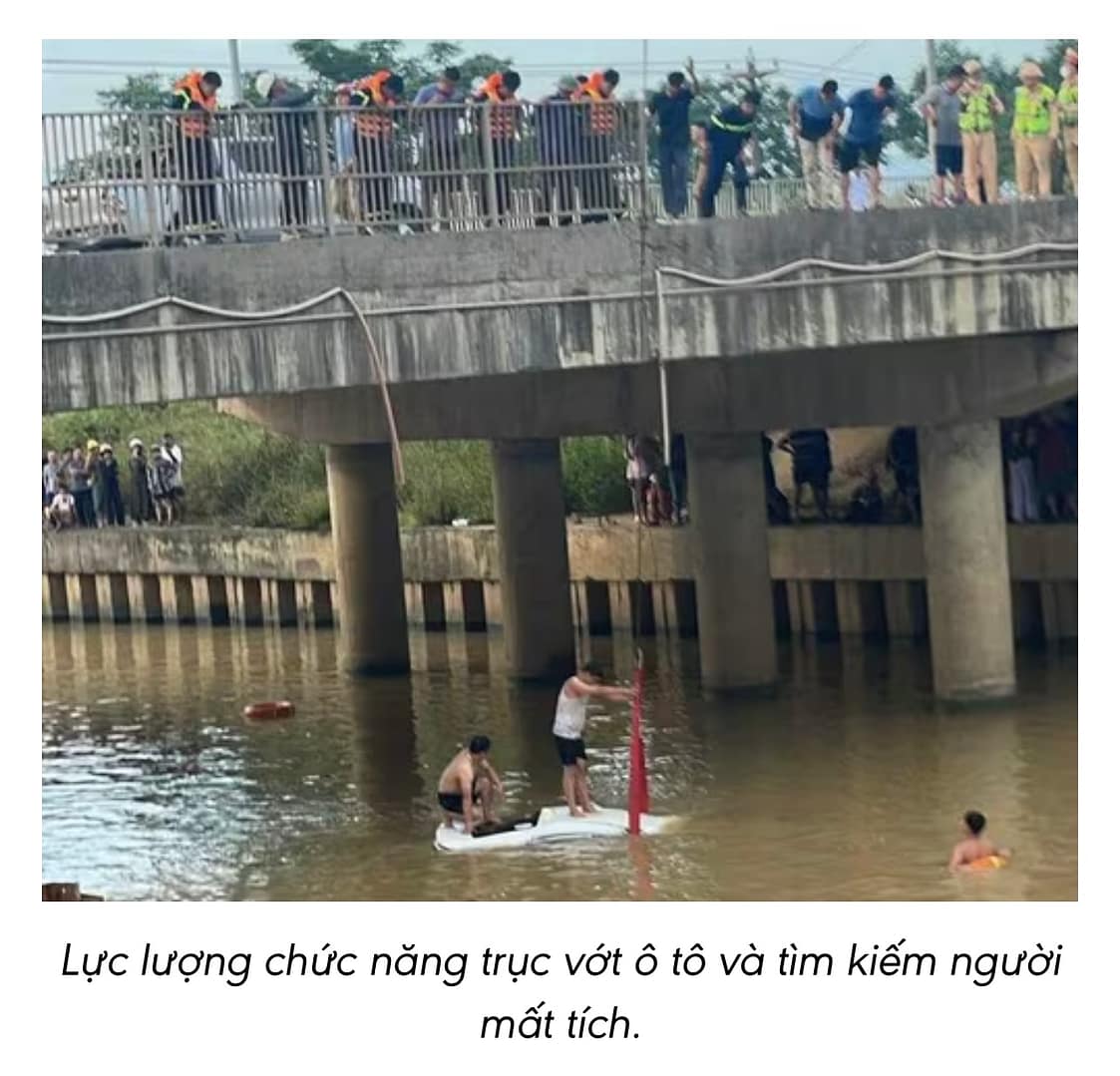 🚗 Ô tô tông loạt xe máy rồi lao xuống sông tại Nghệ An, nhiều người bị thương và mất tích