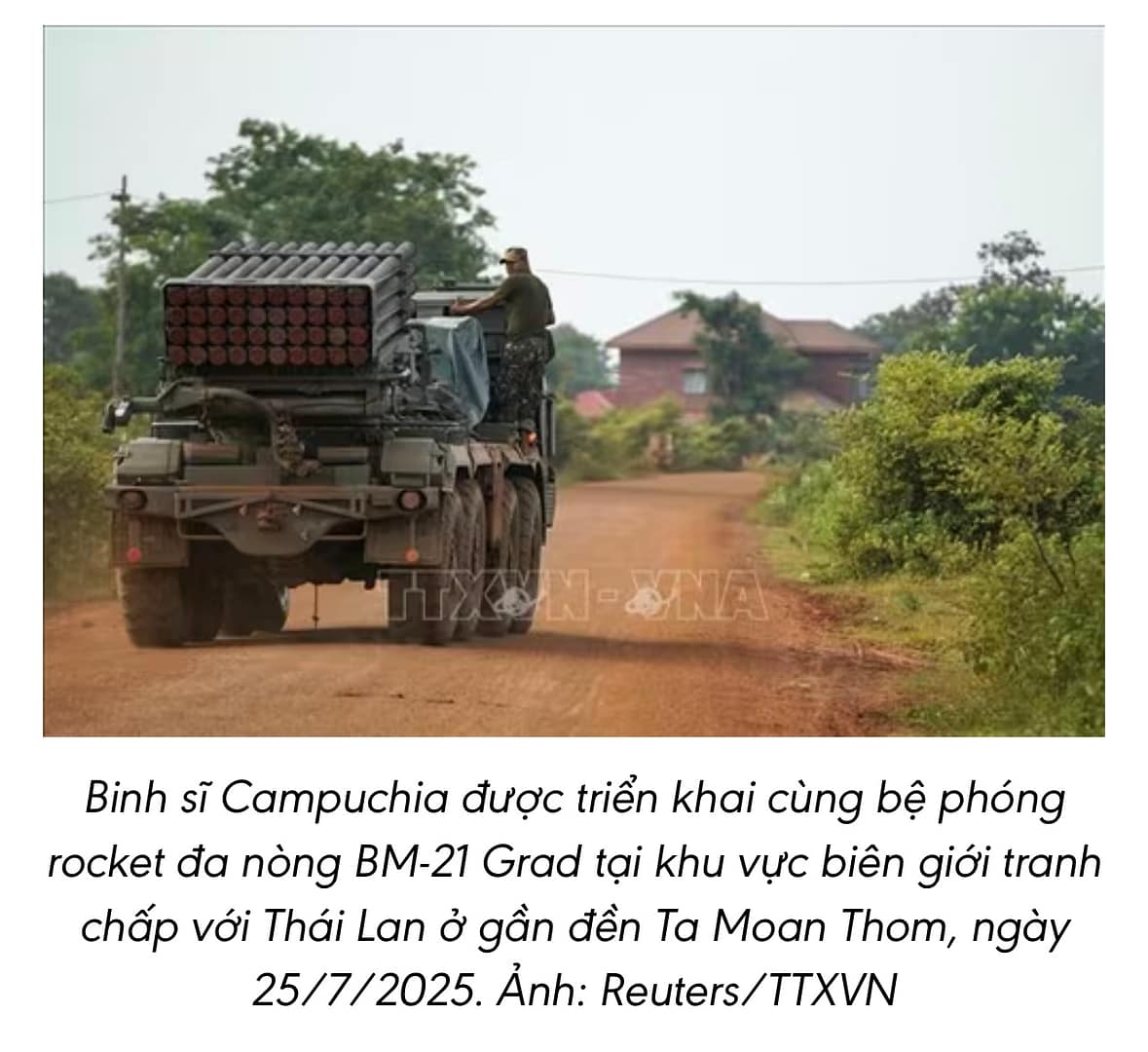 Thái Lan hoãn vô thời hạn cuộc họp Ủy ban Biên giới Khu vực với Campuchia