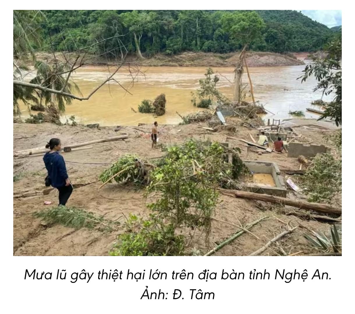 Mưa lũ lịch sử từ bão số 3 làm nghiêm trọng khó lường tại Nghệ An