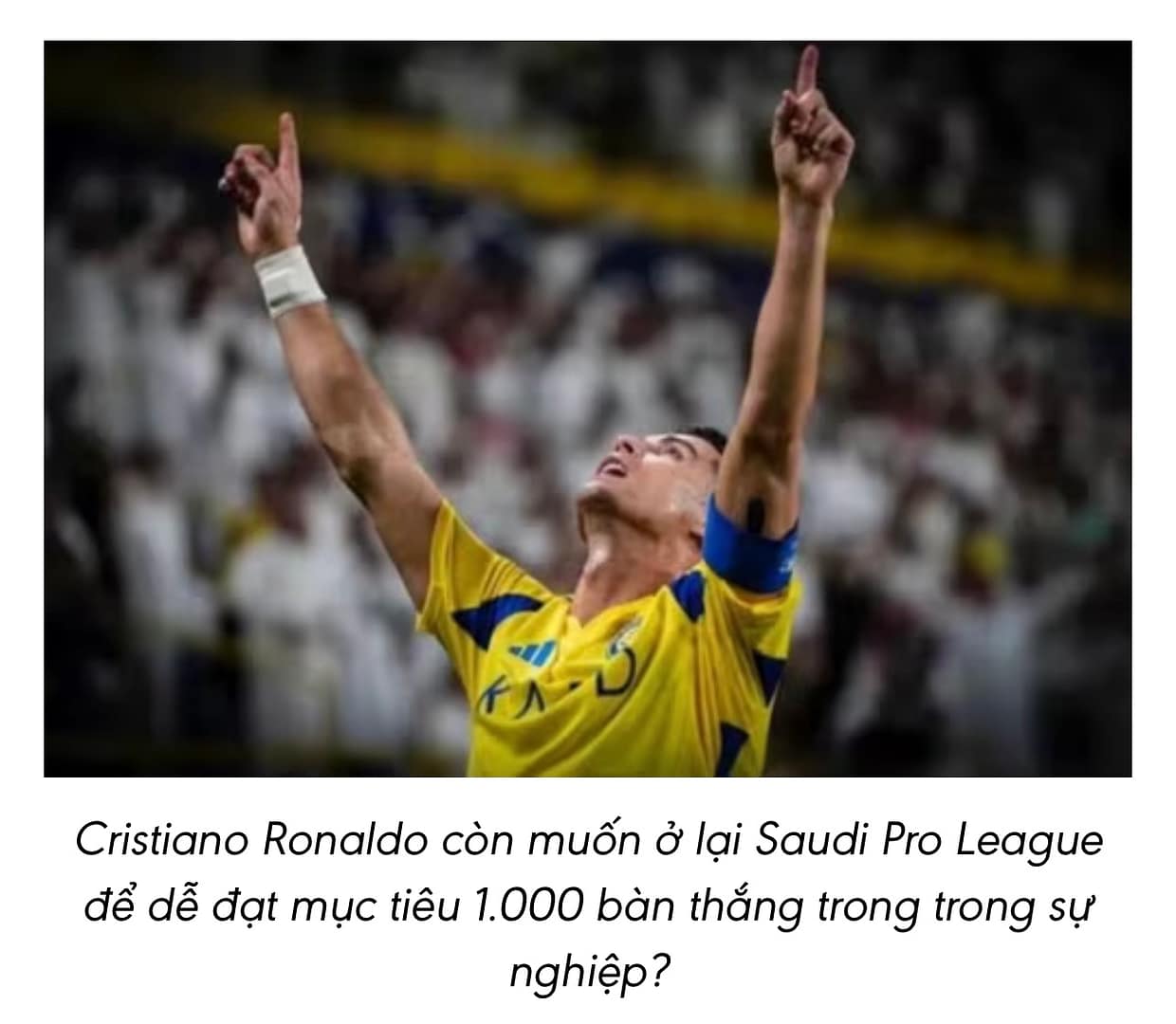 Ronaldo tiếp tục gắn bó với Al Nassr đến năm 42 tuổi