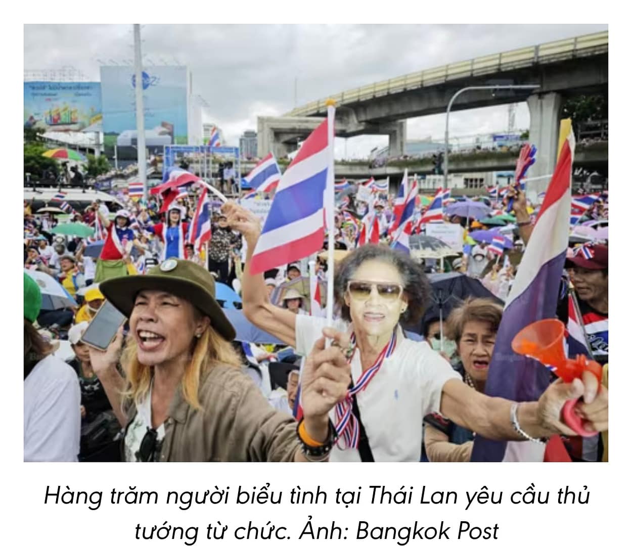 Biểu tình quy mô lớn tại Bangkok kêu gọi Thủ tướng Paetongtarn Shinawatra từ chức