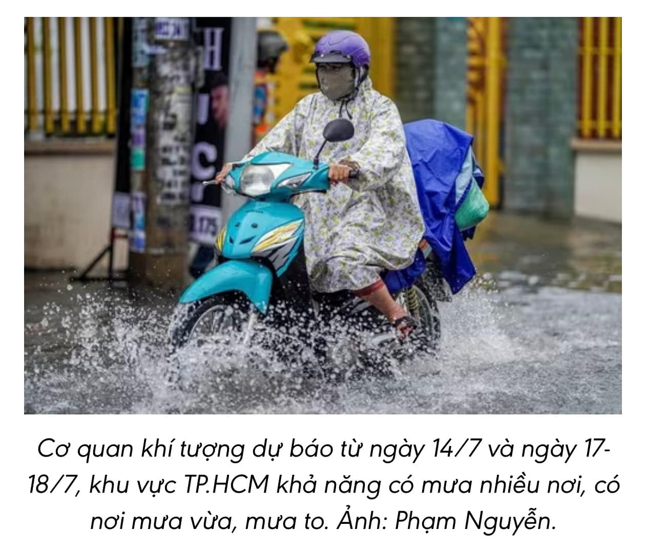 🌧️ TP.HCM sắp đón đợt mưa diện rộng giữa tháng 7