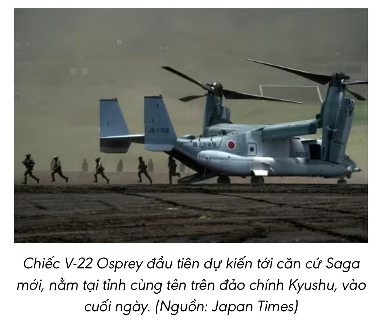 🚨 Nhật Bản triển khai 420 binh sĩ đến căn cứ Osprey mới bảo vệ vùng đảo xa