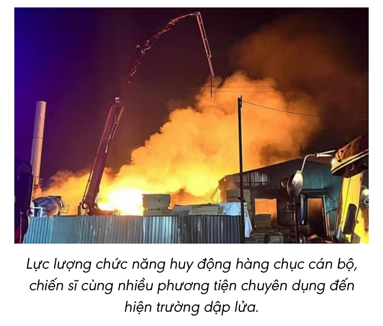 Cháy xưởng tái chế kim loại tại Hưng Yên: thêm một người tử vong, nâng tổng số lên 5 nạn nhân