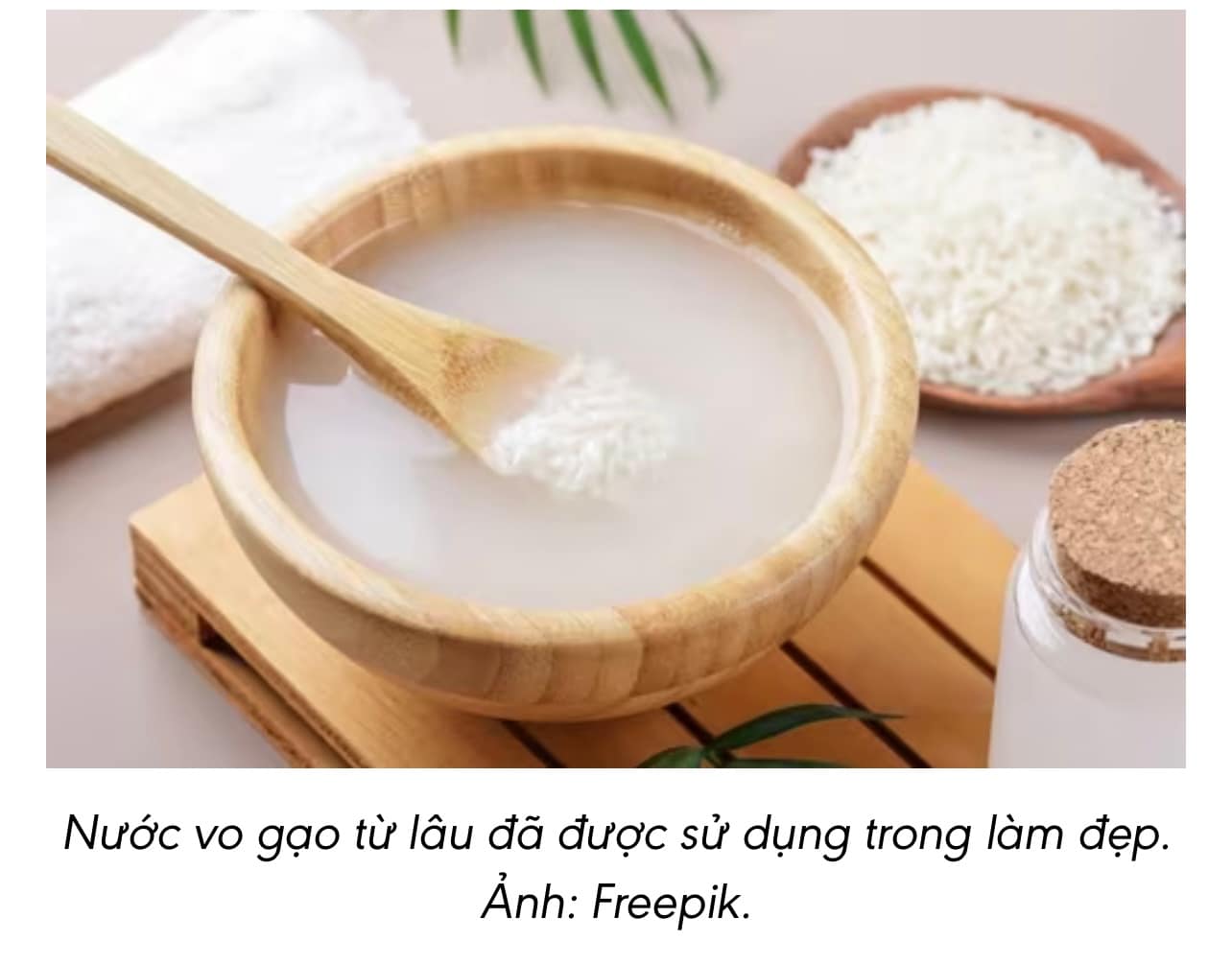 🎯 Nước vo gạo – “thần dược” đơn giản nhưng hiệu quả cho da