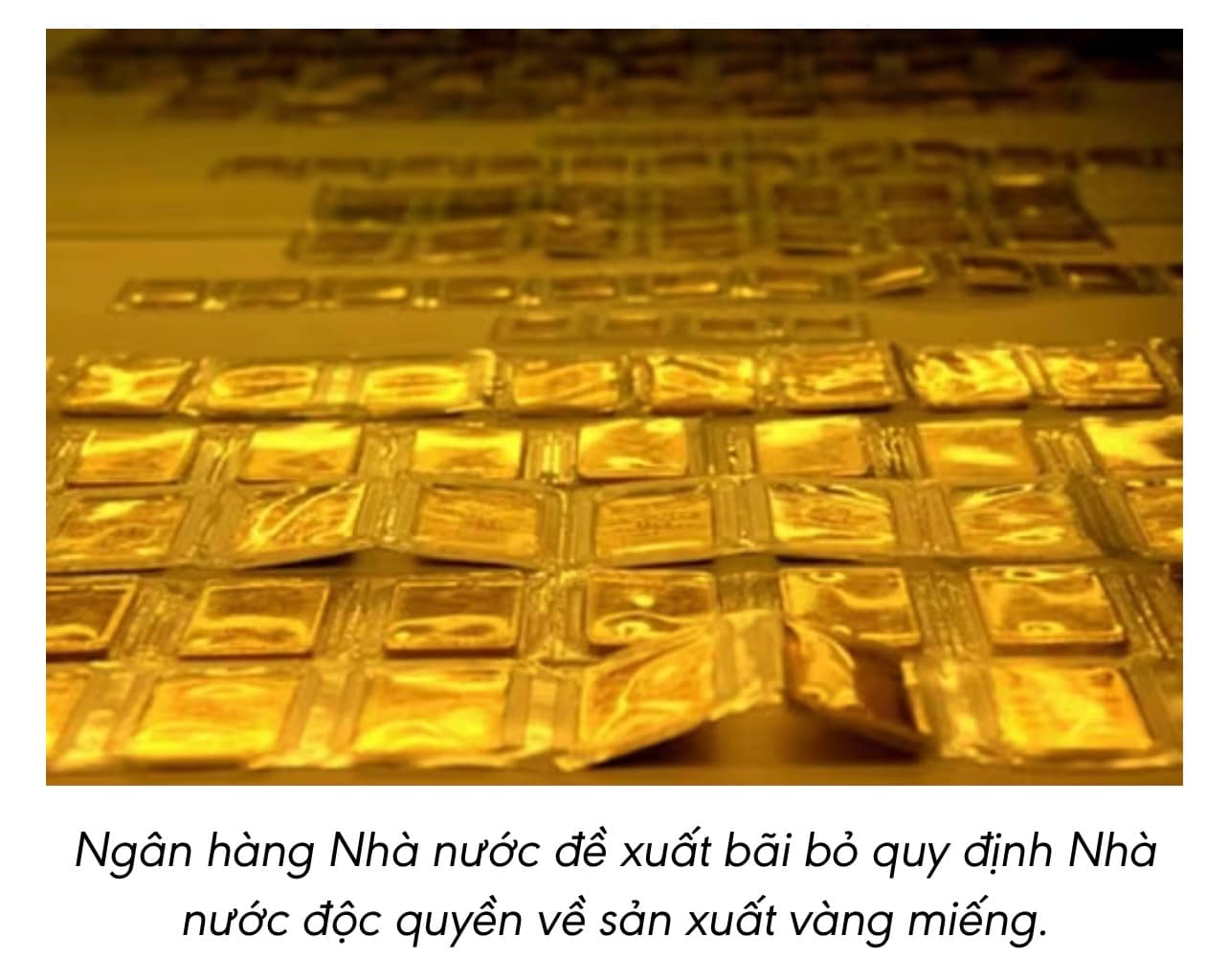 NHNN đề xuất: giao dịch vàng từ 20 triệu đồng/ngày trở lên phải chuyển khoản