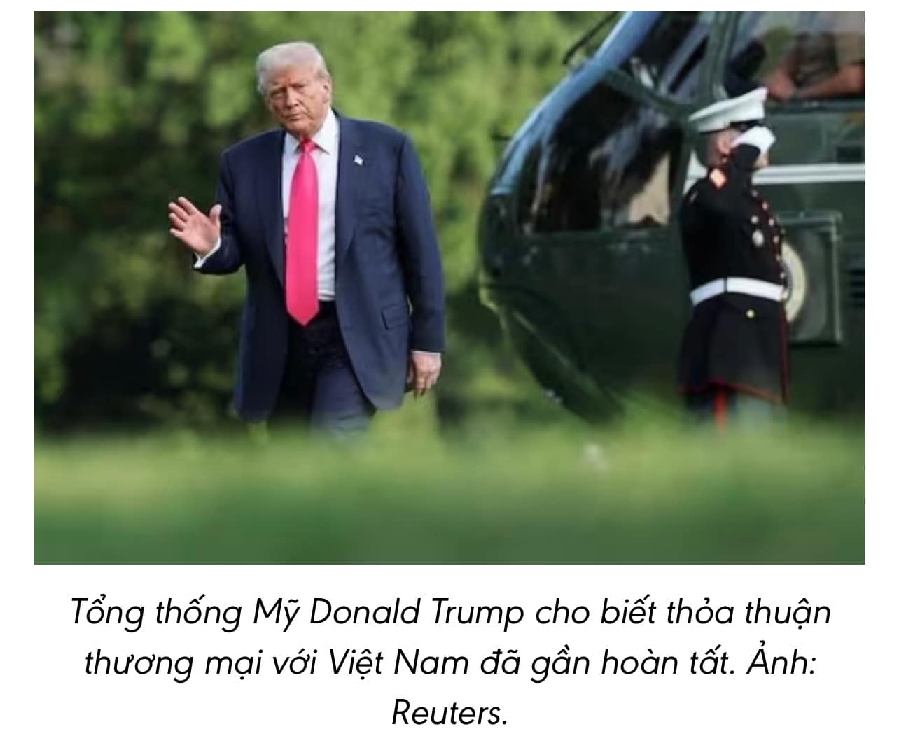 🇺🇸 Ông Trump: “Thỏa thuận thương mại với Việt Nam đang được thiết lập rất tốt”