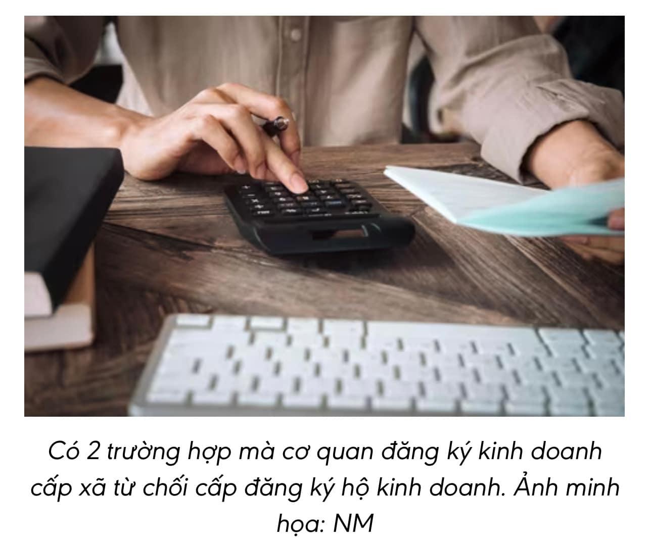 🛑 Hai trường hợp bị từ chối cấp đăng ký hộ kinh doanh từ 1/7/2025