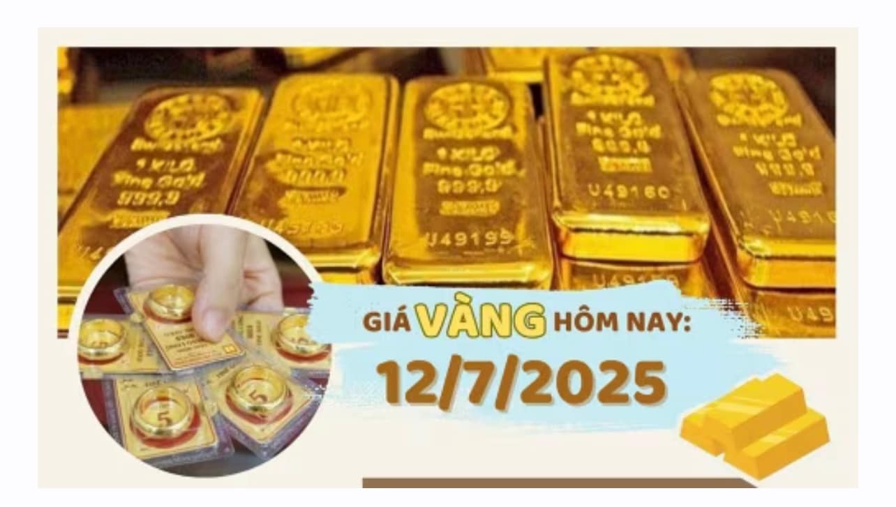 📈 Giá vàng hôm nay – 12/7/2025