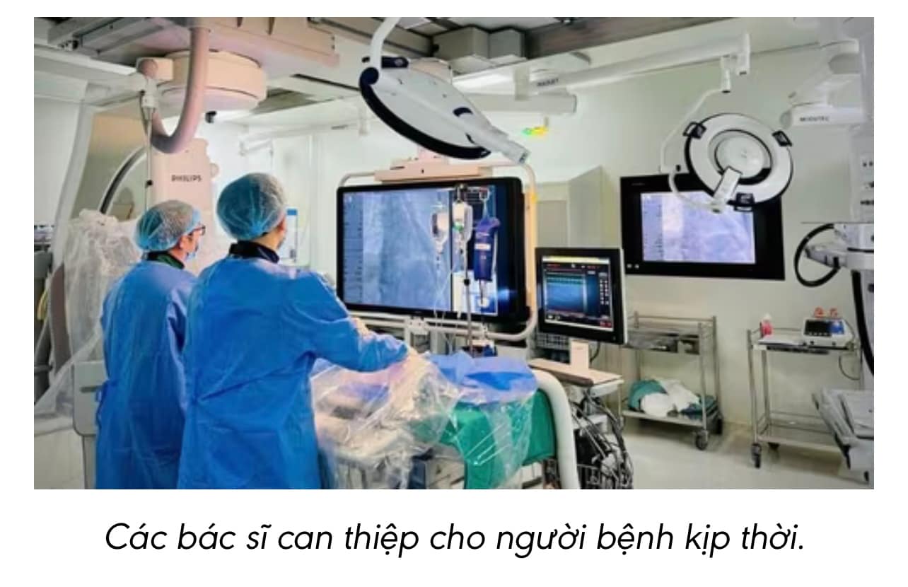 🕒 “Giờ vàng” 60 phút cứu sống bệnh nhân bị nhồi máu cơ tim cấp