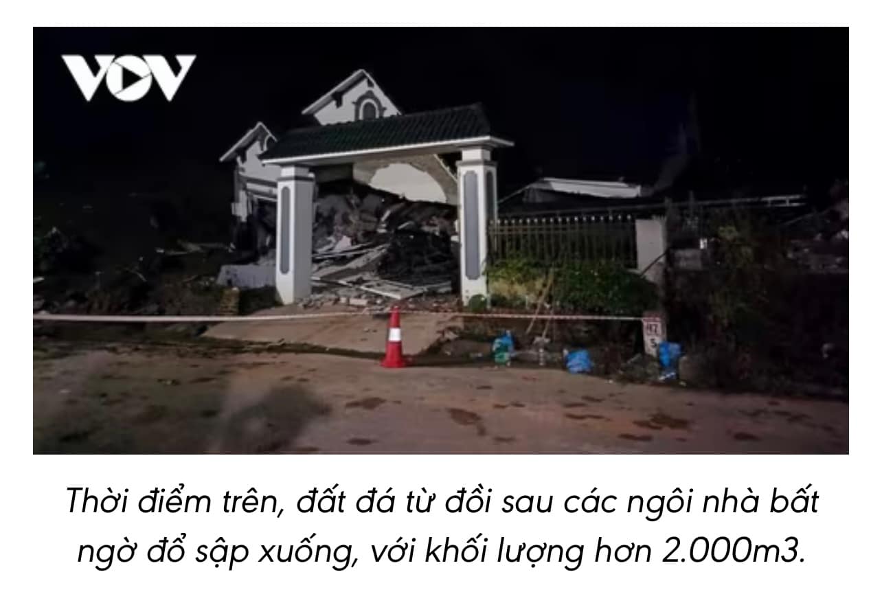 Hiện trường sạt lở đất nghiêm trọng ở Lào Cai – 2 người thiệt mạng, 3 người bị thương
