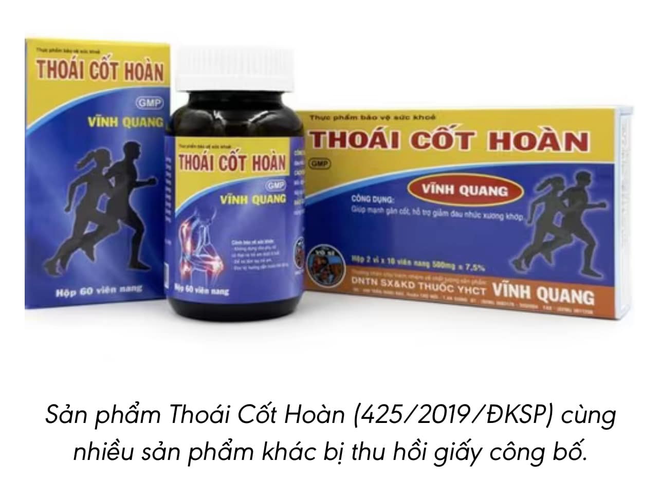 ⚠️ Cảnh báo: Nhiều sản phẩm xương khớp đã hết hiệu lực lưu hành