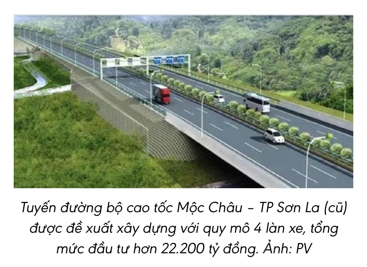 📣 Bộ Xây dựng đề xuất nghiên cứu, đầu tư cao tốc Mộc Châu – Sơn La trị giá ~22.260 tỷ đồng