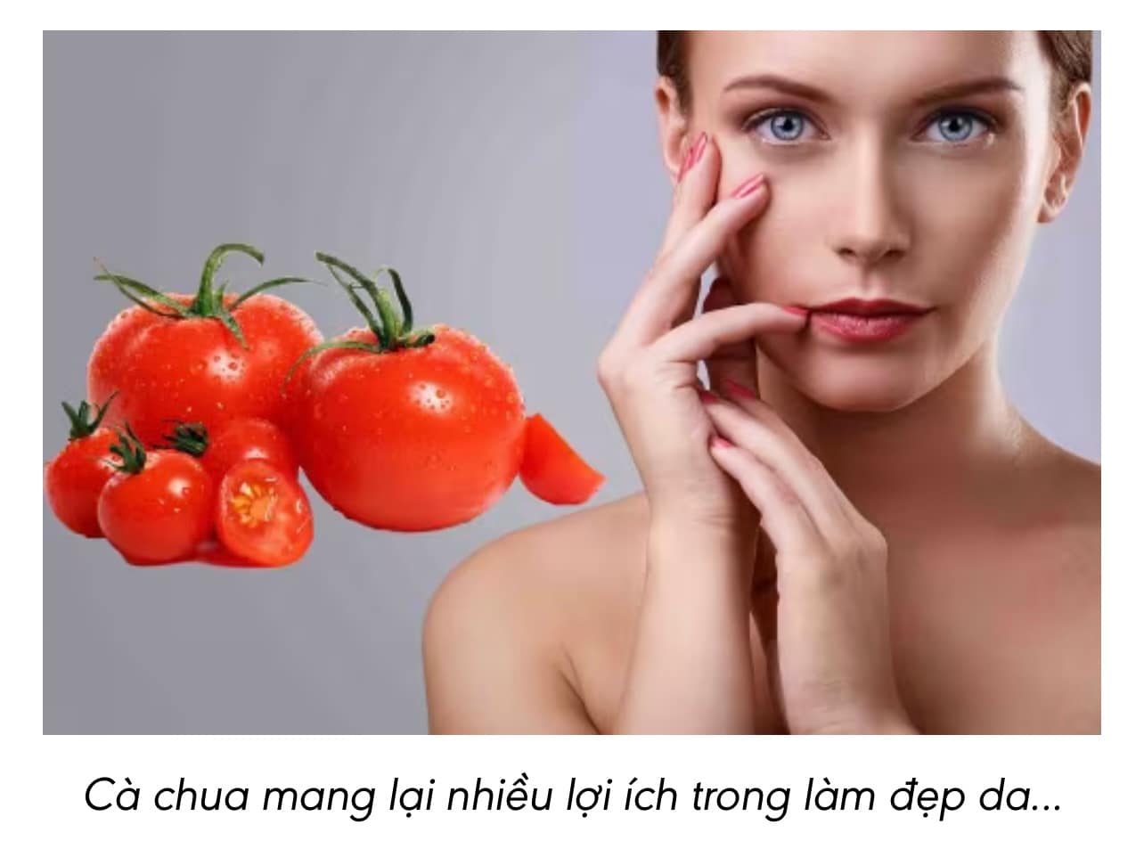 🍅 Cà chua – Quả rẻ nhưng là “vũ khí” chăm sóc da hiệu quả