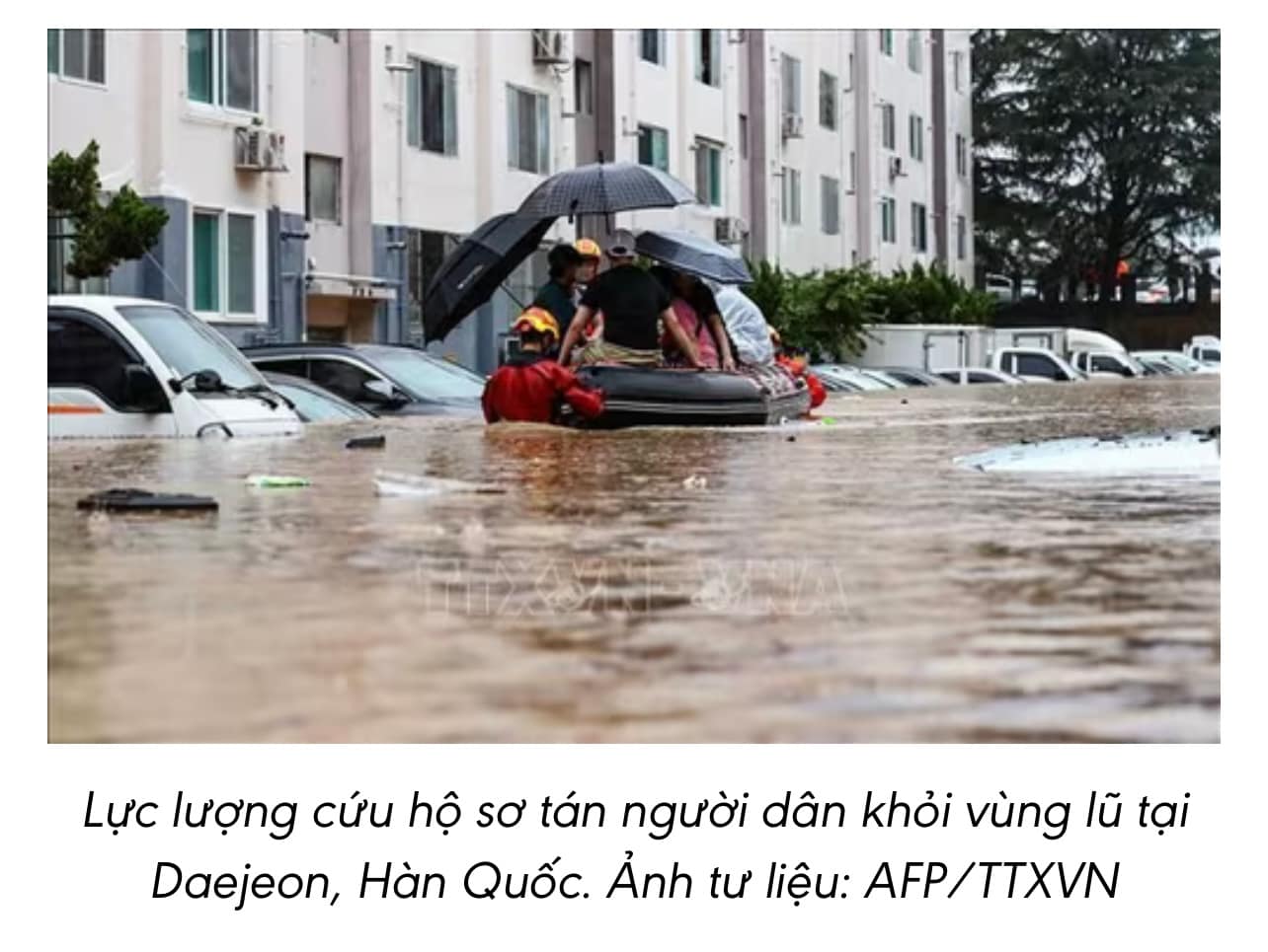 🌧️ Tổng thống Hàn Quốc ra lệnh khẩn cấp triển khai biện pháp chống ngập lụt