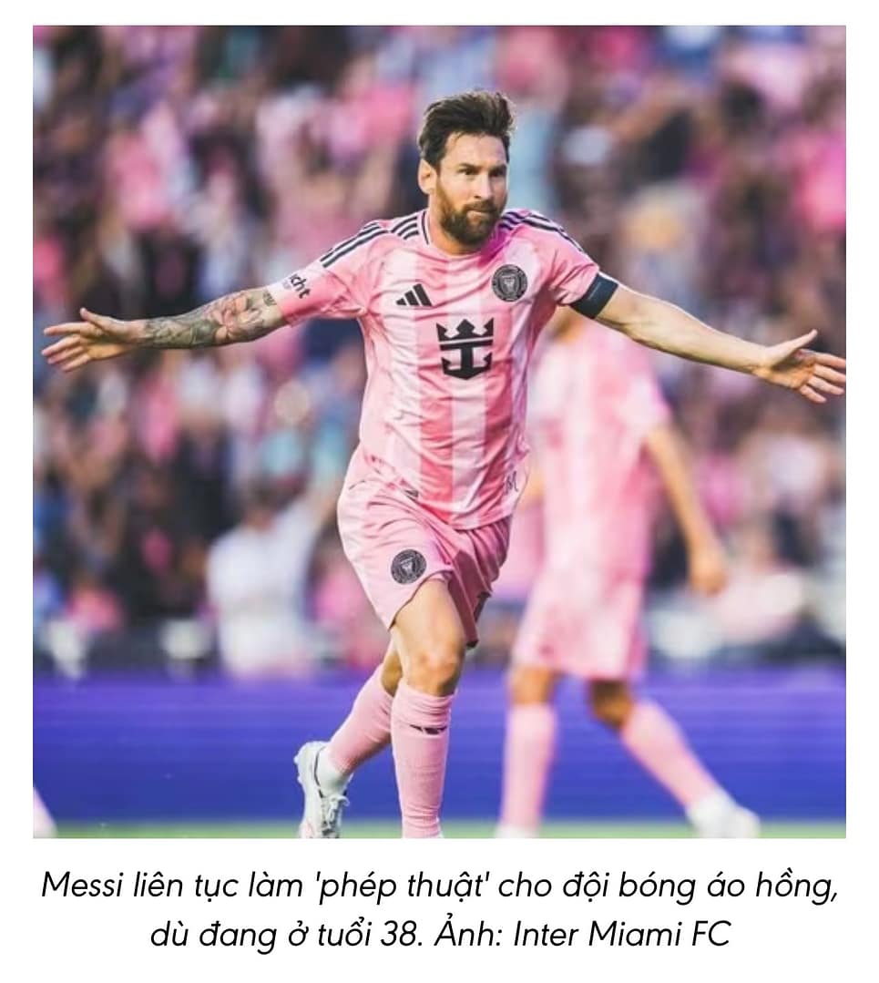 ⚡ Messi ở tuổi 38 cảm cúm sự “điên rồ” tiếp nối bản hòa Barca xưa